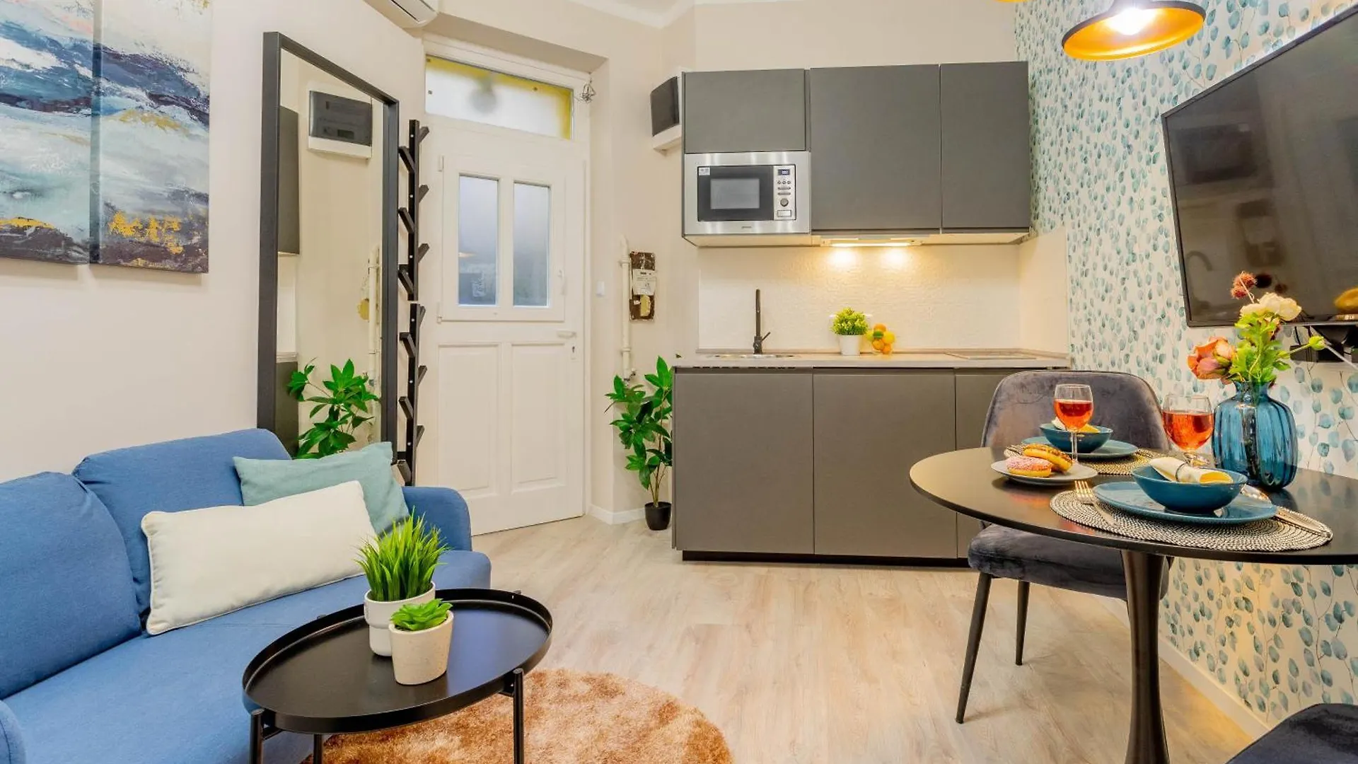 Ferienwohnung Blue Gem Studio Oasis Budapest Ungarn